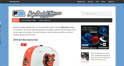 Desktop Screenshot of majorbaseballhats.com